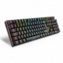 Sharkoon SKILLER SGK36W, Taille réelle 100 %, Sans fil, RF sans fil, Clavier mécanique, QWERTZ, LED RGB