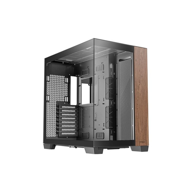 Antec C8 Wood, Full Tower, PC, Noir, Bois, ATX, EATX, ITX, micro ATX, Verre, Plastique, Acier, Bois, 17,5 cm