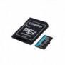 Kingston Carte microSDXC Canvas Go Plus Gen4 200 Mos A2 U3 V30 64 Go + adaptateur, 64 Go, MicroSD, Classe 10, UHS-I, 200 Mos, 100 Mos