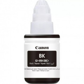 Canon GI-490BK, Noir, Canon, 130 ml, Japon, 1 pièce