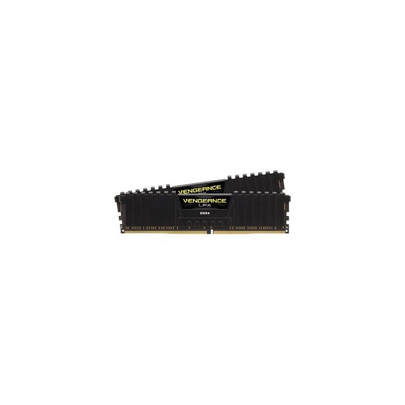 Corsair Vengeance LPX , 16 Go, 2 x 8 Go, DDR4, 3200 MHz, 288-pin DIMM, Noir
