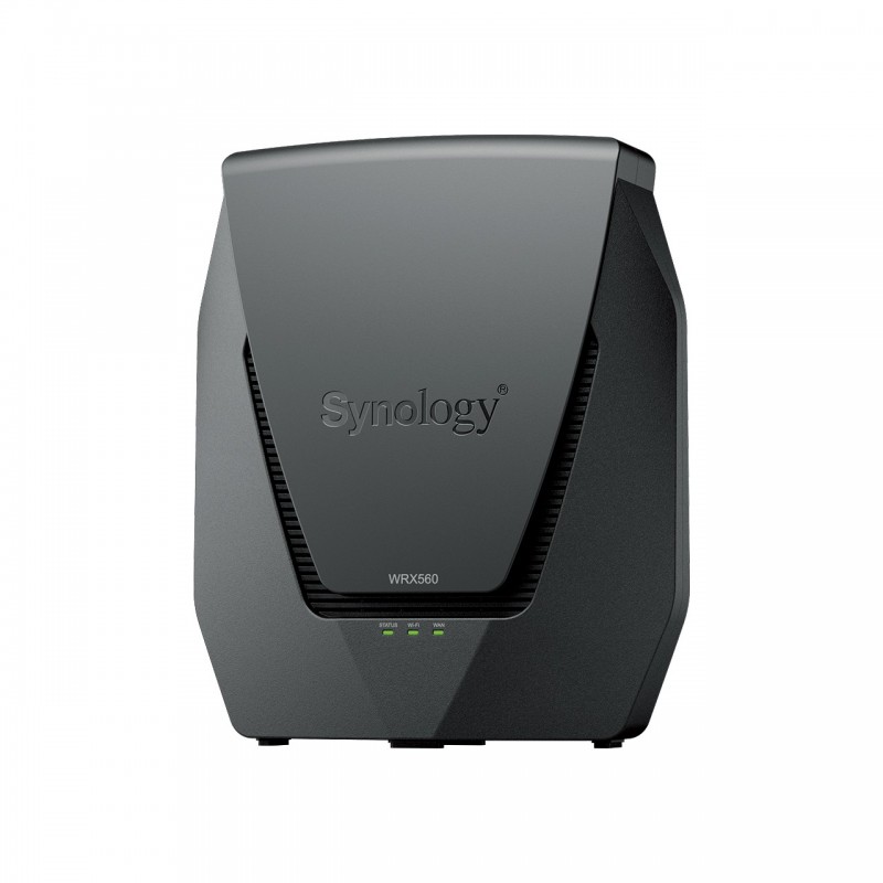 Synology WRX560, Wi-Fi 6 802.11ax, Bi-bande 2,4 GHz  5 GHz, EthernetLAN, Noir