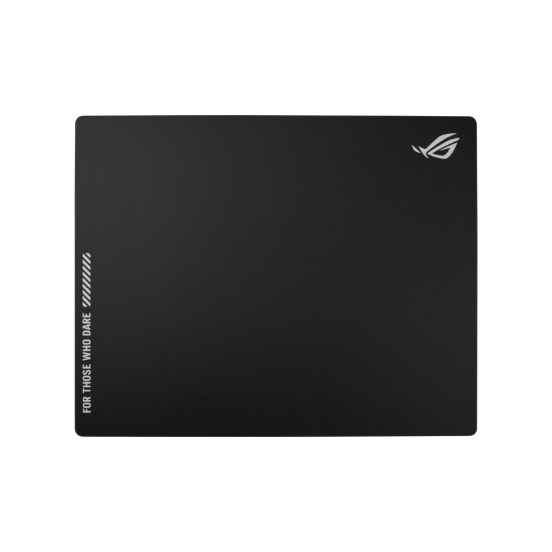 ASUS ROG Moonstone Ace L, Noir, Motif, Silicone, Verre trempé, Base antidérapante, Tapis de souris de jeu