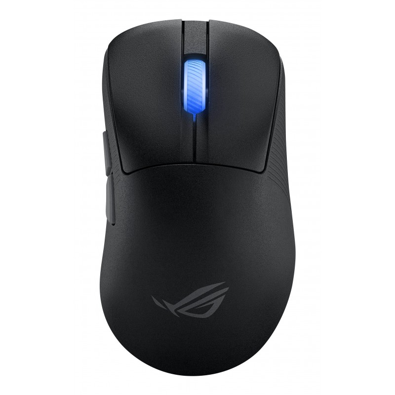 ASUS ROG Keris II Ace Wireless AimPoint Black, Droitier, Optique, RF Wireless + Bluetooth + USB Type-A, 42000 DPI, Noir