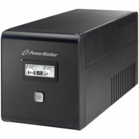 BlueWalker PowerWalker VI 1000 LCD, 1 kVA, 600 W, 160 V, 290 V, 5060 Hz, 220 V