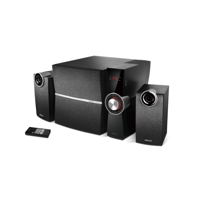 Edifier C2XD, 2.1 canaux, 53 W, PC, Noir, Amplificateur, Autonome