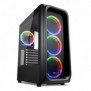 Sharkoon TK5M RGB ATX, Bureau, PC, Noir, ATX, micro ATX, Mini-ITX, Métal, Plastique, Verre trempé, Multicolore