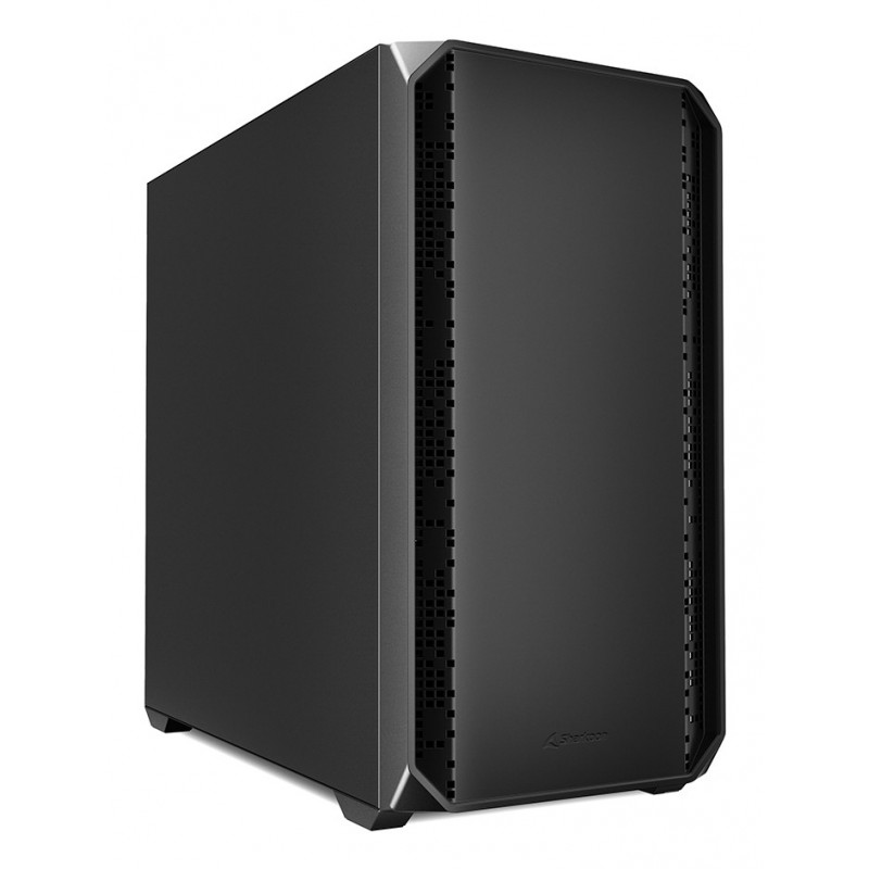 Sharkoon MK2, Micro Tower, PC, Noir, micro ATX, Mini-ITX, 17 cm, 41 cm