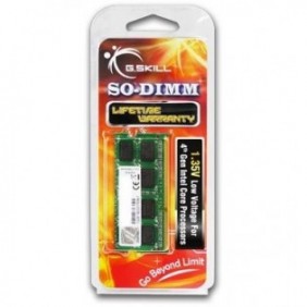 G.Skill 4GB DDR3-1600, 4 Go, 1 x 4 Go, DDR3, 1600 MHz, 204-pin SO-DIMM