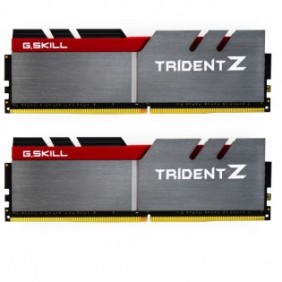 G.Skill 16GB DDR4, 16 Go, 2 x 8 Go, DDR4, 3200 MHz, Gris, Noir, Rouge