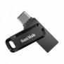 SanDisk Ultra Dual Drive Go, 512 Go, USB Type-A  USB Type-C, 3.2 Gen 1 3.1 Gen 1, 150 Mos, Pivotant, Noir