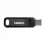 SanDisk Ultra Dual Drive Go, 512 Go, USB Type-A  USB Type-C, 3.2 Gen 1 3.1 Gen 1, 150 Mos, Pivotant, Noir