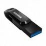 SanDisk Ultra Dual Drive Go, 512 Go, USB Type-A  USB Type-C, 3.2 Gen 1 3.1 Gen 1, 150 Mos, Pivotant, Noir