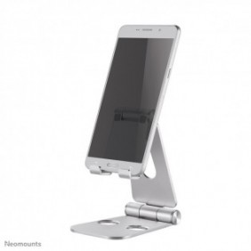 Neomounts DS10-160SL1 Support pour téléphone jusqu'à 7" - pliable - universel, Mobilesmartphone, Support passif, Bureau, Intérieure, Argent
