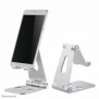 Neomounts DS10-160SL1 Support pour téléphone jusqu'à 7" - pliable - universel, Mobilesmartphone, Support passif, Bureau, Intérieure, Argent