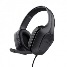 Trust GXT 415 Zirox, Avec fil, Jouer, 20 - 20000 Hz, 253 g, Casque, Noir