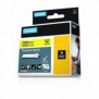 Dymo Nylon Flexible IND, Noir sur jaune, Multicolore, Nylon, -10 - 80 C, UL 969, DYMO