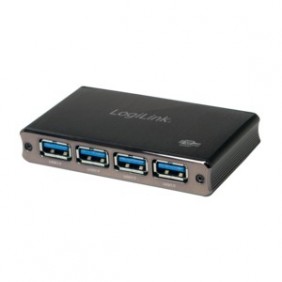 LogiLink UA0282, USB 3.2 Gen 1 3.1 Gen 1 Micro-B, USB 3.2 Gen 1 3.1 Gen 1 Type-A, 5000 Mbits, Noir, Aluminium, Chine