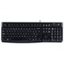 Logitech K120, Taille réelle 100 %, Avec fil, USB, QWERTZ, Noir