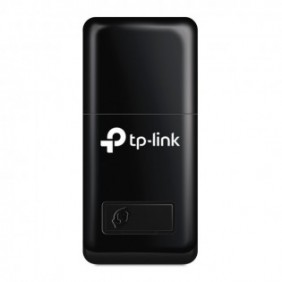 TP-LINK TL-WN823N, Avec fil, USB, WLAN, Wi-Fi 4 802.11n, 300 Mbits, Noir