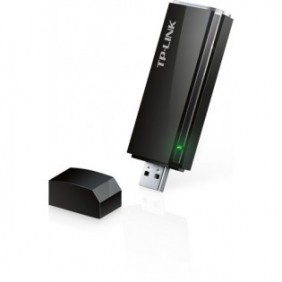 TP-LINK AC1200, Sans fil, USB, RF sans fil, Wi-Fi 4 802.11n, 1200 Mbits, Noir