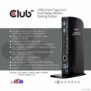 Club 3D USB3.2 Gen1 Type A or C Dual Display 4K60Hz Docking Station DisplayLink® Certified, Avec fil, USB 3.2 Gen 1 3.1 Gen 1 Type-A, 3,5 mm, USB Type-A, 10,100,1000 Mbits, Noir