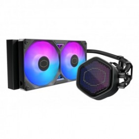 Cooler Master MasterLiquid Atmos II 240 Pixel LED Black, Kit de refroidissement du liquide, 12 cm, 240,35 m³h, Noir