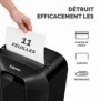 Fellowes Powershred LX70, Découpage en particules, 4x40 mm, 18 L, 3000 mmmin, 11 feuilles, P-4