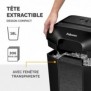 Fellowes Powershred LX70, Découpage en particules, 4x40 mm, 18 L, 3000 mmmin, 11 feuilles, P-4