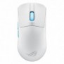 ASUS ROG Harpe Ace Aim Lab Edition, Ambidextre, Opto-mécanique, RF Wireless + Bluetooth + USB Type-C, 36000 DPI, Blanc