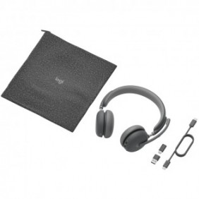 Logitech Zone Wireless 2, Sans fil, BureauCentre d'appels, 230 g, Casque, Graphite