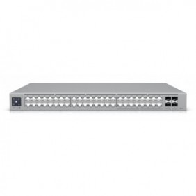 Ubiquiti UniFi Pro Max 48 PoE, Géré, L3, Gigabit Ethernet 101001000, Connexion Ethernet, supportant l'alimentation via ce port , Grille de montage, 1U