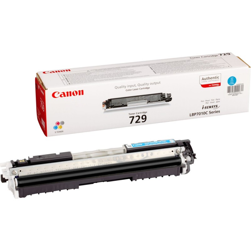 Canon CRG-729 C, 1000 pages, Cyan, 1 pièce
