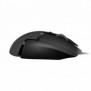 Logitech G Logitech G502 HERO, Droitier, Optique, USB Type-A, 25600 DPI, 1 ms, Noir