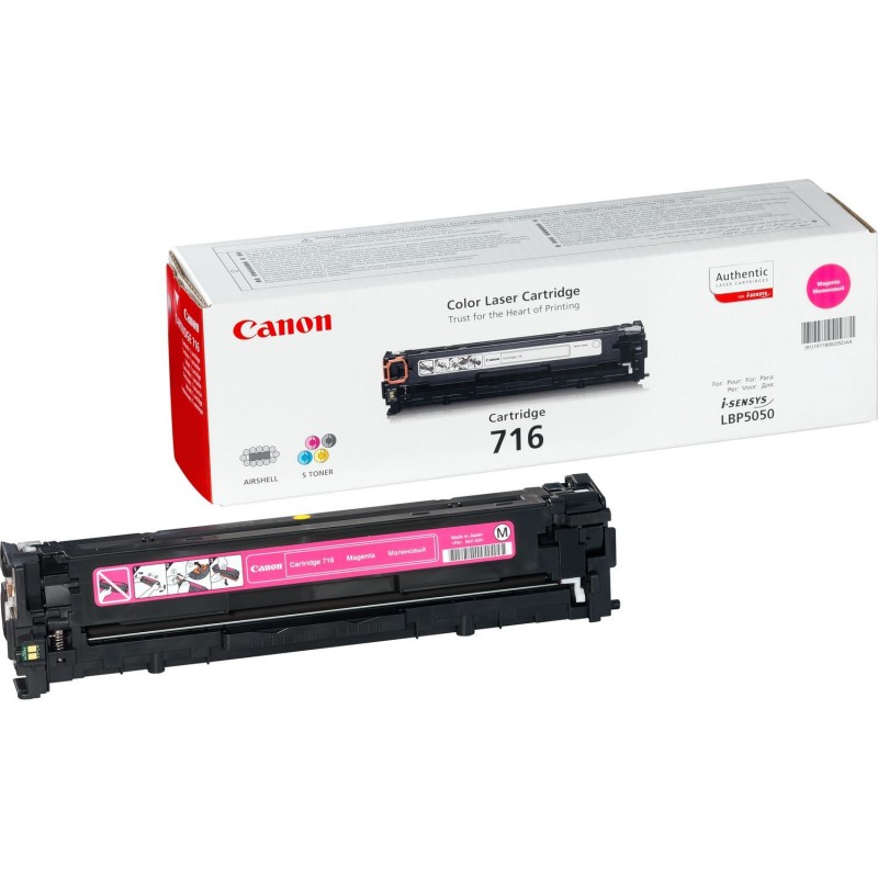 Canon Toner 716, 1500 pages, Magenta, 1 pièce
