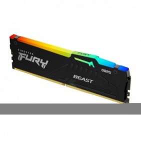Kingston FURY Beast 16 Go 5600 MTs DDR5 CL40 DIMM RGB, 16 Go, 1 x 16 Go, DDR5, 288-pin DIMM
