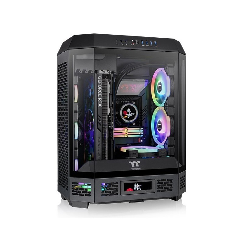 Thermaltake CA-1Z1-00M1WN-00, Midi Tower, PC, Noir, ATX, micro ATX, Mini-ITX, SPCC, Verre trempé, Jouer