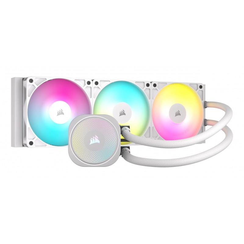 Corsair Nautilus 360 RS ARGB Liquid, Refroidisseur de liquide tout-en-un, 1700 trmin, Blanc