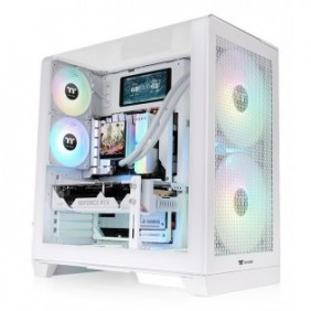 Thermaltake View 390 Air, Midi Tower, PC, Blanc, ATX, micro ATX, Mini-ITX, SPCC, Verre trempé, Gaming