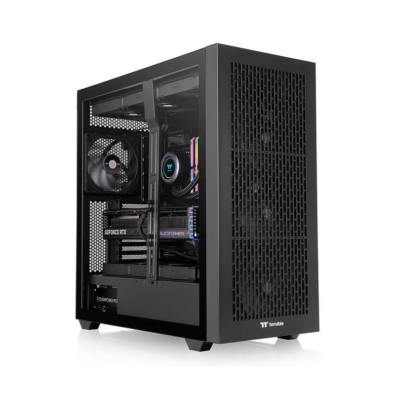Thermaltake AX500, Full Tower, PC, Noir, ATX, EATX, micro ATX, Mini-ITX, SSI CEB, SSI EEB, SPCC, Acier, Verre trempé, 18,5 cm