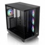 Thermaltake View 380 XL TG ARGB, Midi Tower, PC, Noir, ATX, micro ATX, Mini-ITX, SPCC, Verre trempé, Jouer