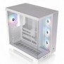 Thermaltake View 380 XL TG ARGB, Midi Tower, PC, Blanc, ATX, micro ATX, Mini-ITX, SPCC, Verre trempé, Jouer
