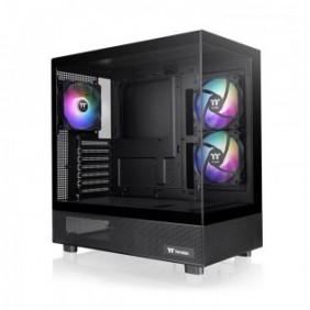 Thermaltake View 270 Plus TG ARGB, Midi Tower, PC, Noir, ATX, EATX, micro ATX, Mini-ITX, SPCC, Verre trempé, Gaming