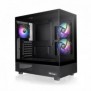 Thermaltake View 270 Plus TG ARGB, Midi Tower, PC, Noir, ATX, EATX, micro ATX, Mini-ITX, SPCC, Verre trempé, Gaming
