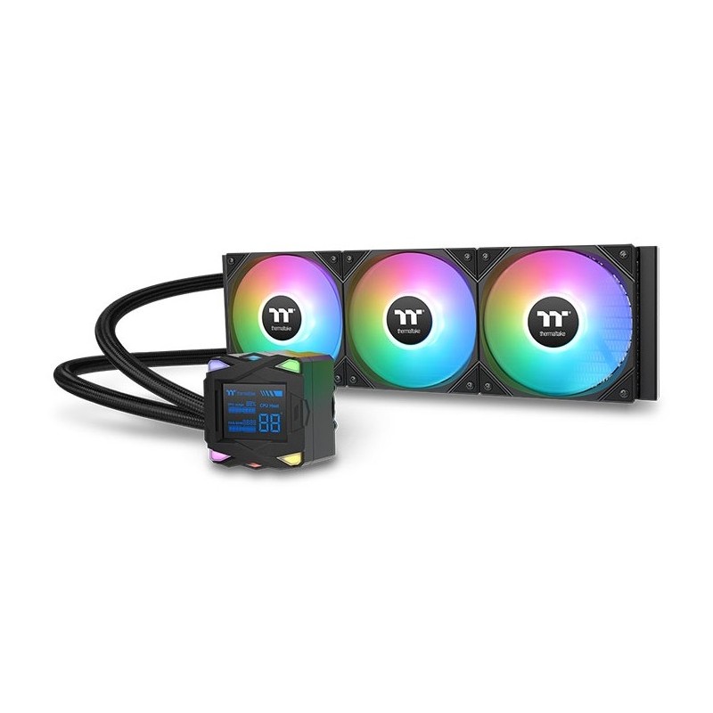 Thermaltake LA360-S ARGB, Kit de refroidissement du liquide, 12 cm, 600 trmin, 2500 trmin, Noir