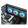 Thermaltake LA360-S ARGB, Kit de refroidissement du liquide, 12 cm, 600 trmin, 2500 trmin, Noir