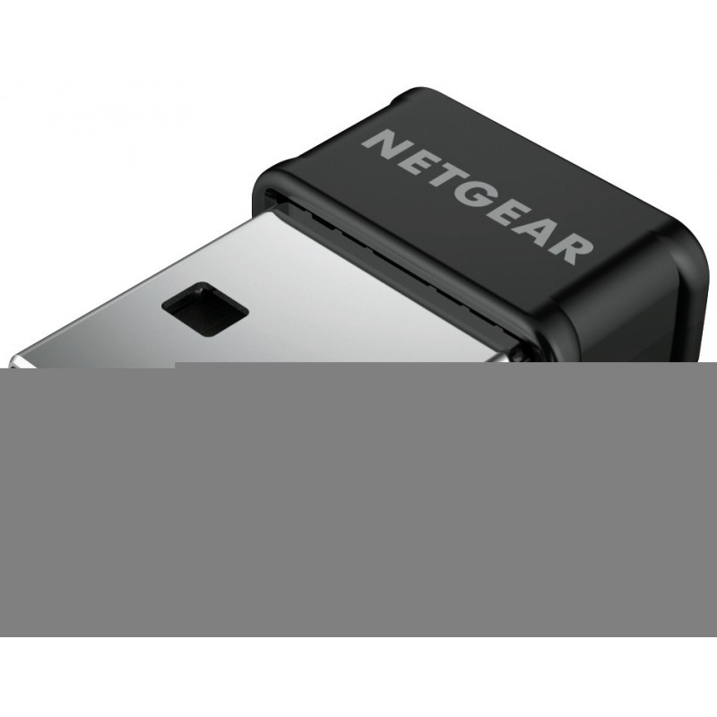 Netgear A6150, Sans fil, USB, WLAN, Wi-Fi 5 802.11ac, 867 Mbits, Noir