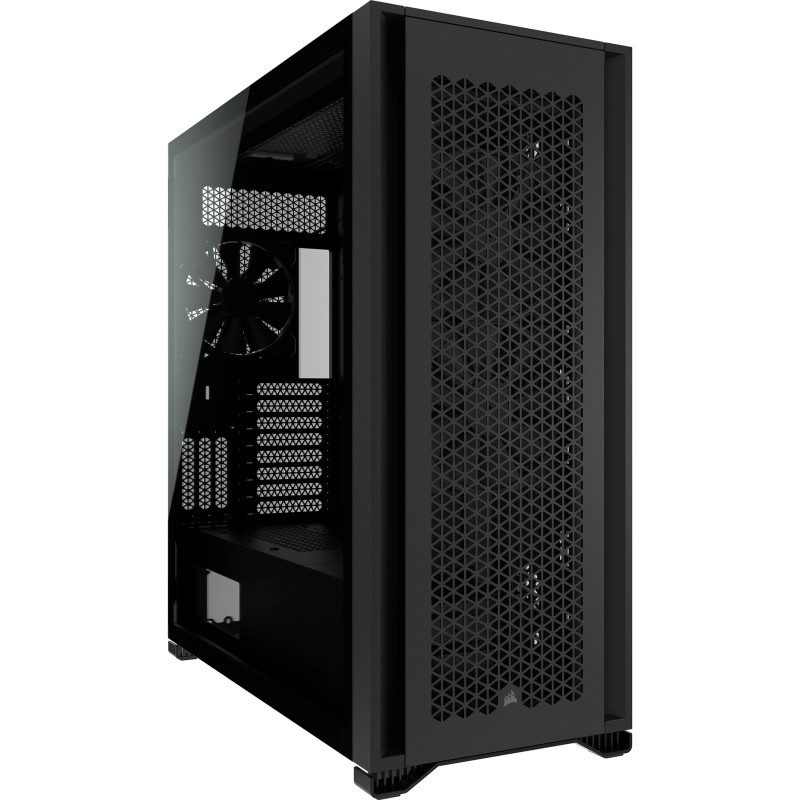 Corsair 7000D Airflow, Full Tower, PC, Noir, ATX, EATX, micro ATX, Mini-ITX, Plastique, Acier, Verre trempé, Jouer