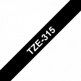 Brother TZE315, Blanc sur noir, TZe, Gris, Transfert thermique, Chine, 5 année