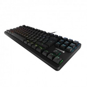 Cherry G80-3000N RGB TKL, Avec fil, USB, Clavier mécanique, QWERTZ, LED RGB, Noir